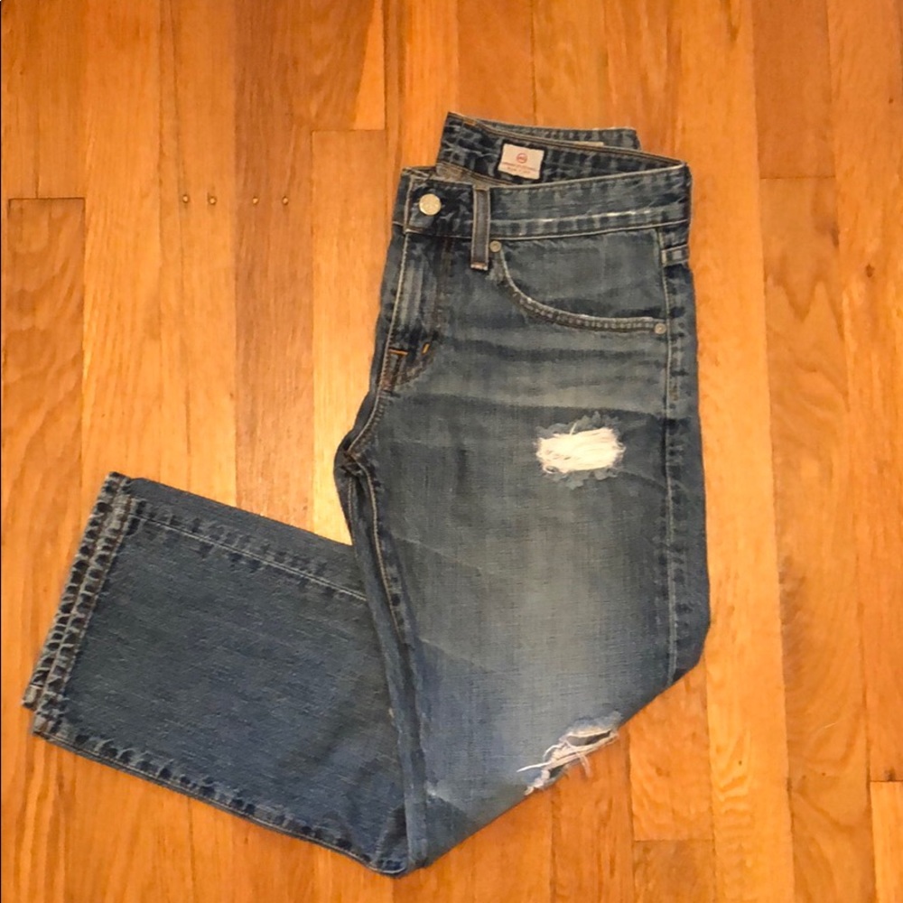 AG Ex-Boyfriend Crop Jeans